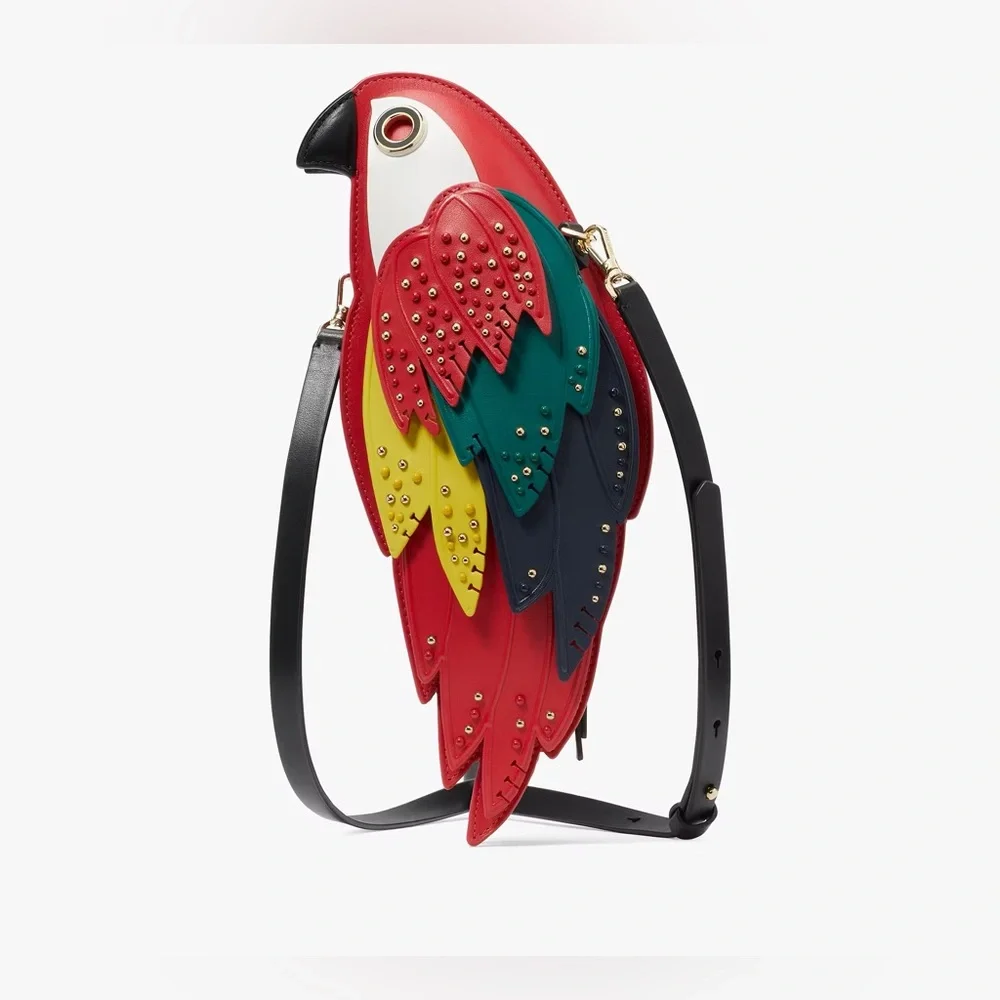 NIP Kate Spade Rio Parrot Crossbody Novelty Bag - Picture 3 of 7